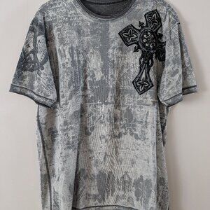 AFFLICTION reversible tshirt size large
